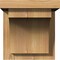 Ekena Millwork Huntington Smooth Corbel w/Backplate, Western Red Cedar, 7 1/2"W x 8"D x 8"H COR08X08X08HUN01SWR - alternate 2